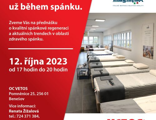 Pozvánka na exkluzivní prezentaci matrací